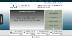 Desktop Screenshot of galindolaw.com